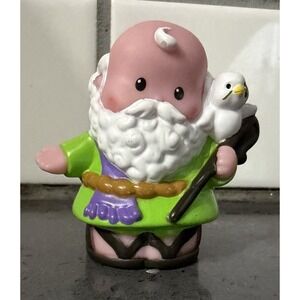 Fisher Price Little People Noah Ark‎ Bible Story Figure Green Robe Dove 2007